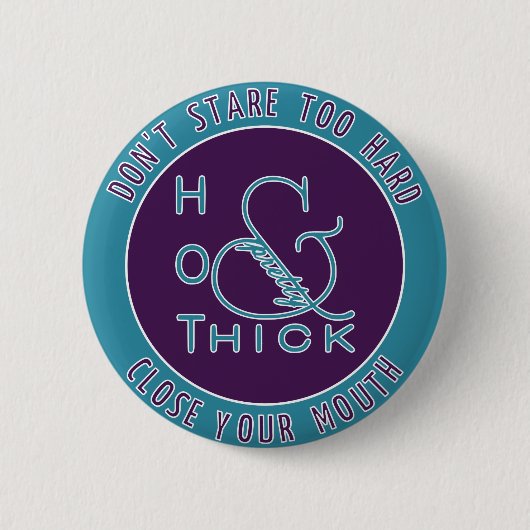 Embleem heet dik en niet te hard steken ronde button 5,7 cm (Voorkant)
