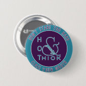 Embleem heet dik en niet te hard steken ronde button 5,7 cm (Voorkant /achterkant)