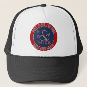 Embleem heet dik en  niet te hard steken trucker pet