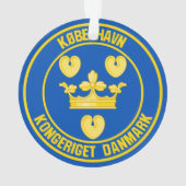 Embleem in de Kopenhagen-ronde Ornament (achterkant)