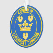 Embleem in de Kopenhagen-ronde Ornament (voorkant)