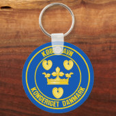 Embleem in de Kopenhagen-ronde Sleutelhanger (Voorkant)