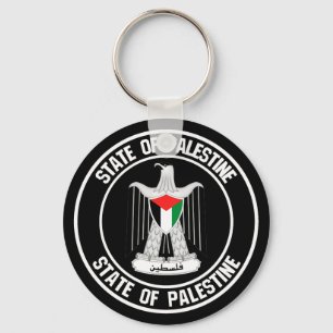 Embleem in de Palestijnse ronde Sleutelhanger