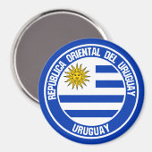 Embleem in de Uruguayronde Magneet (Voorkant / Achterkant)