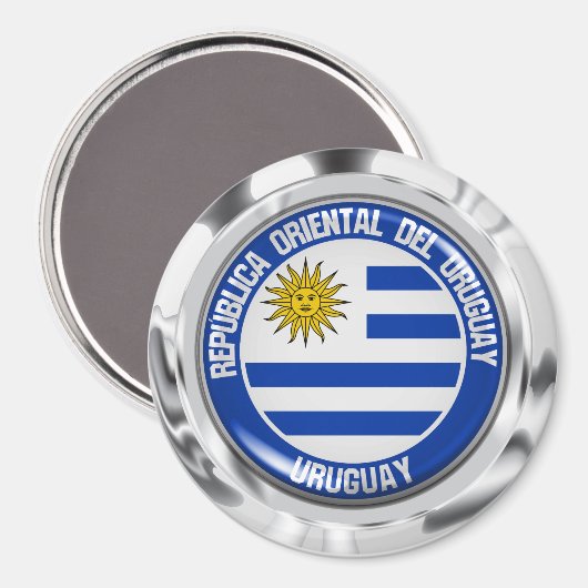 Embleem in de Uruguayronde Magneet (Voorkant / Achterkant)