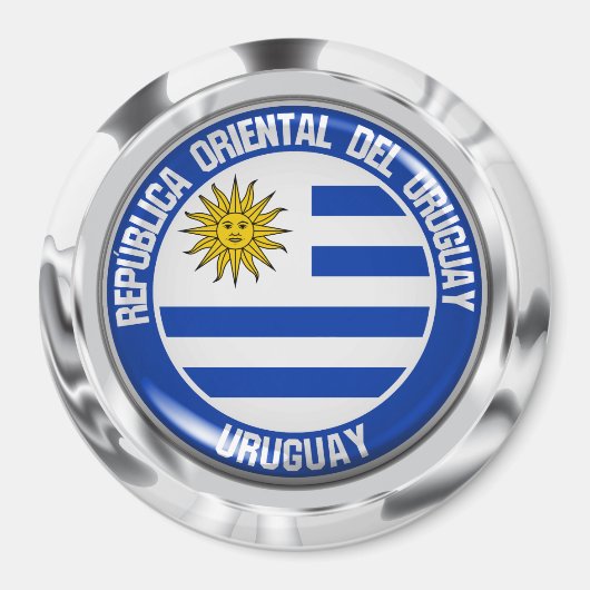 Embleem in de Uruguayronde Magneet (Voorkant)