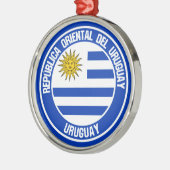 Embleem in de Uruguayronde Metalen Ornament (Links)