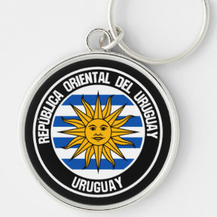 Embleem in de Uruguayronde Sleutelhanger