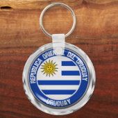 Embleem in de Uruguayronde Sleutelhanger (Voorkant)