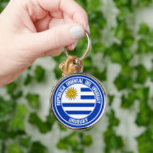 Embleem in de Uruguayronde Sleutelhanger (Hand)