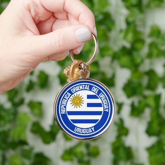 Embleem in de Uruguayronde Sleutelhanger (Hand)