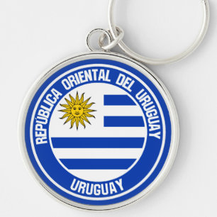Embleem in de Uruguayronde Sleutelhanger