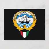 embleem kuwait briefkaart (Voorkant)