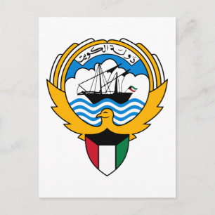 embleem kuwait briefkaart