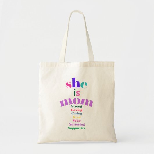 embleem mam tote bag (Voorkant)