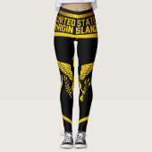 Embleem op de Amerikaanse Maagdeneilanden Leggings (Voorkant)