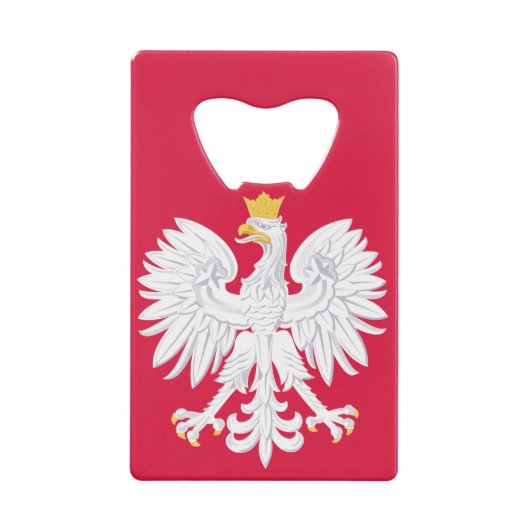 embleem polen creditkaart flessenopener (Voorkant)