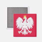 embleem polen magneet (Voorkant / Achterkant)