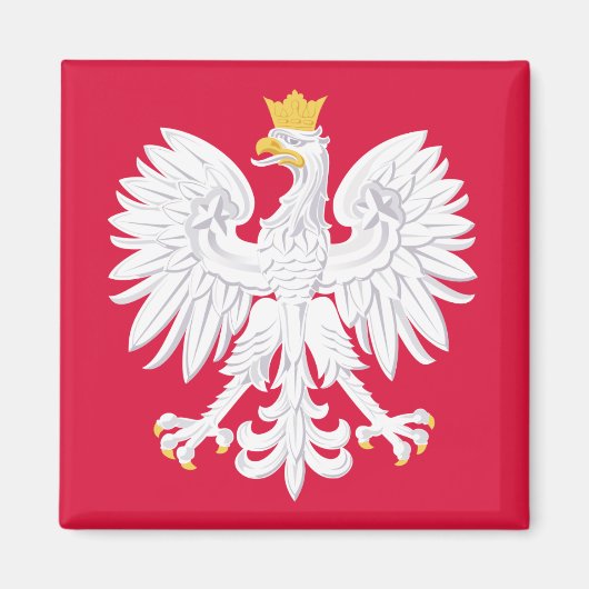 embleem polen magneet (Voorkant)