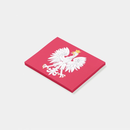 embleem polen post-it® notes (Schuin)