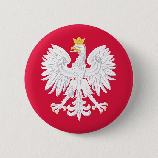 embleem polen ronde button 5,7 cm (Voorkant)