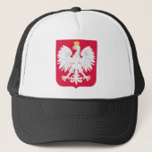 embleem polen trucker pet (Voorkant)