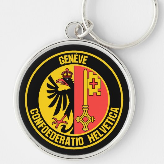 Embleem uit de Genève-ronde Sleutelhanger (Voorkant)