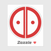 Embleem van Akashi, Hyogo, Japan Sticker (Vel)