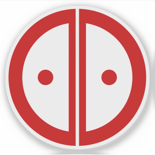 Embleem van Akashi, Hyogo, Japan Sticker (Voorkant)