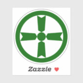 Embleem van Akita stad, Akita, Japan Sticker (Vel)