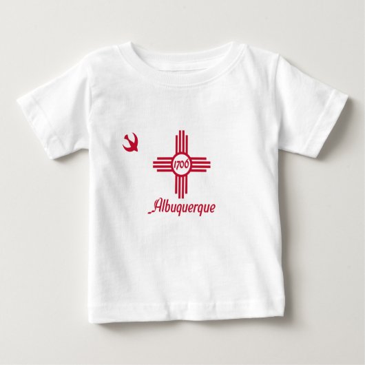 Embleem van Albuquerque, New Mexico Baby T-Shirt (Voorkant)