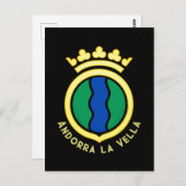 Embleem van Andorra la Vella Briefkaart (Voorkant / Achterkant)
