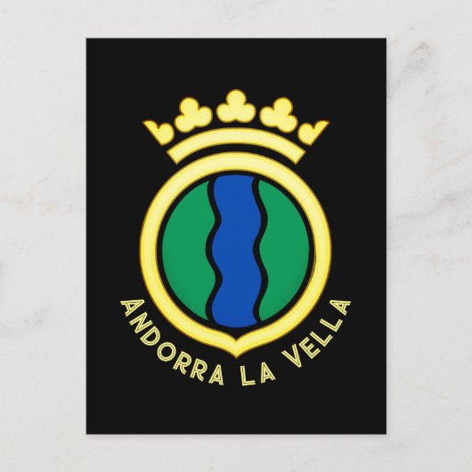 Embleem van Andorra la Vella Briefkaart (Voorkant)