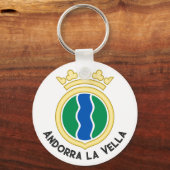 Embleem van Andorra la Vella Sleutelhanger (Achterkant)