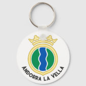 Embleem van Andorra la Vella Sleutelhanger (Achterkant)