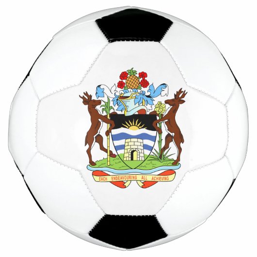 embleem van antigua en barbuda voetbal (Voorkant)