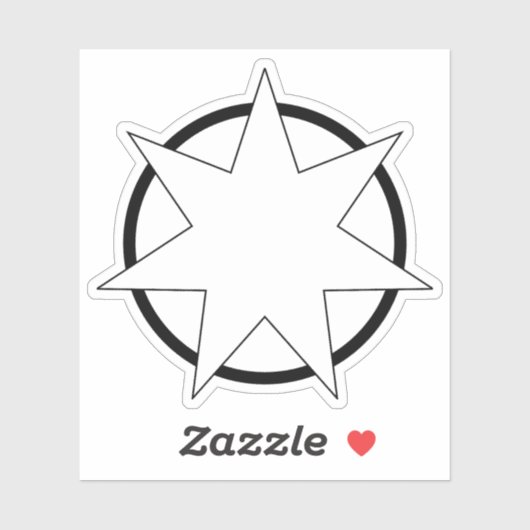 Embleem van Aomori stad, Aomori, Japan Sticker (Vel)