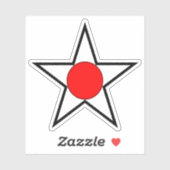 Embleem van Asahikawa, Hokkaido, Japan Sticker (Vel)