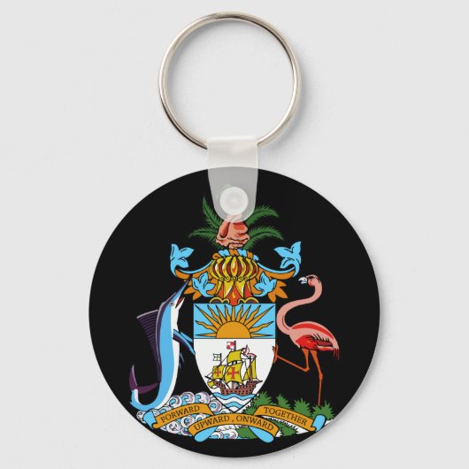 embleem van bahamas sleutelhanger (Voorkant)