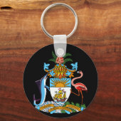 embleem van bahamas sleutelhanger (Voorkant)