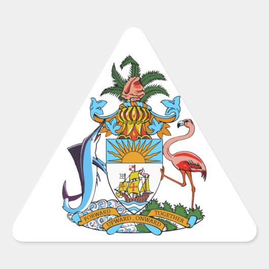 embleem van bahamas sticker (Voorkant)