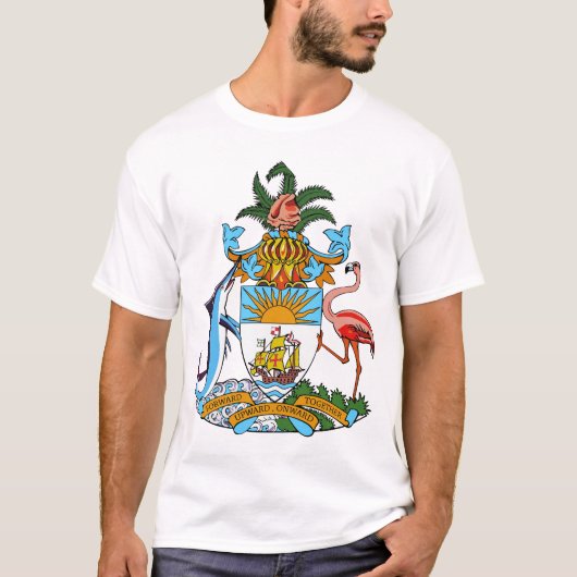embleem van bahamas t-shirt (Voorkant)