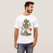 embleem van bahamas t-shirt (Voorkant volledig)