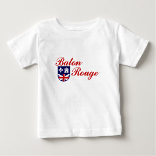 Embleem van Baton Rouge, Louisiana Baby T-shirt