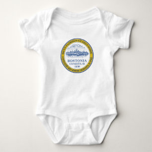 Embleem van Boston, Massachusetts Baby Body Romper