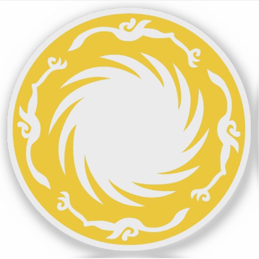 Embleem van Chengdu, Volksrepubliek China Sticker (Voorkant)