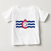 Embleem van Cincinnati, Ohio Baby T-Shirt (Voorkant)