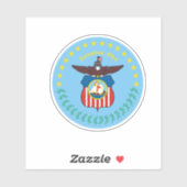 Embleem van Columbus, Ohio Vinyl Sticker (Vel)