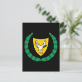 embleem van cyprus briefkaart (Staand voorkant)