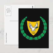 embleem van cyprus briefkaart (Voorkant / Achterkant)